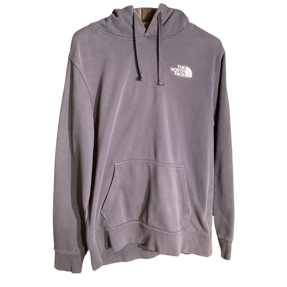 The North Face Navy Blue Hoodie Men’s Medium — Logo, Casual, Streetwear